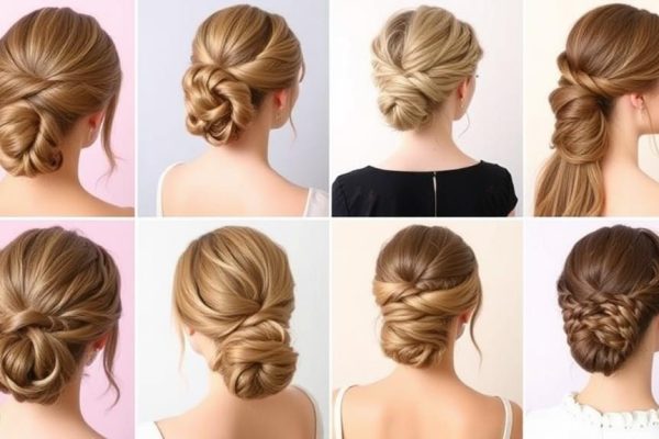 chic medium length updos