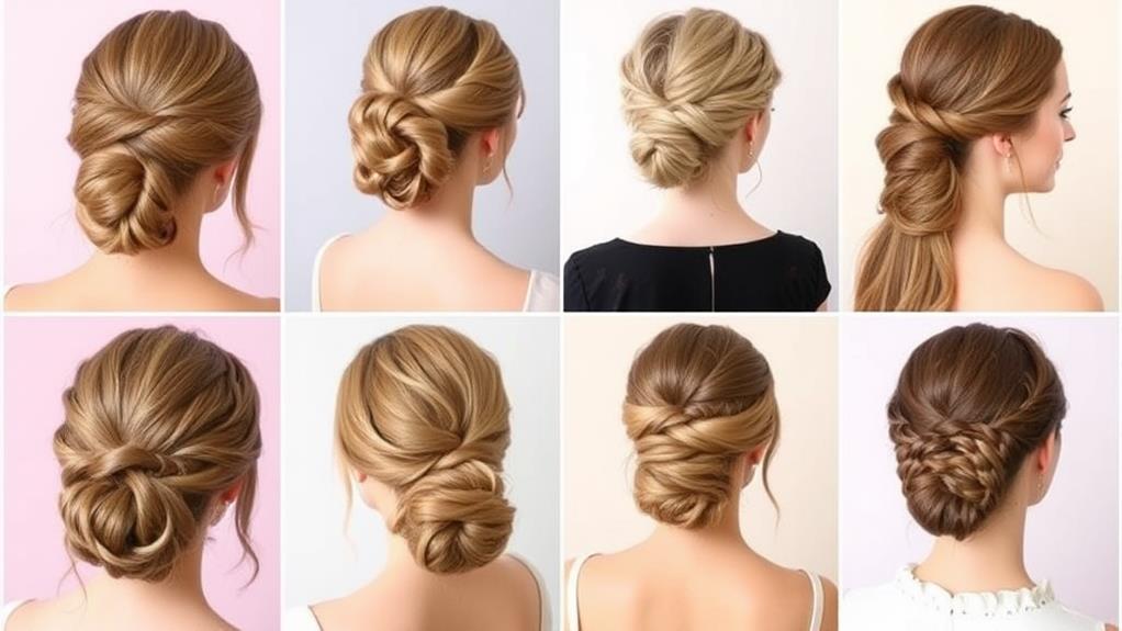 chic medium length updos