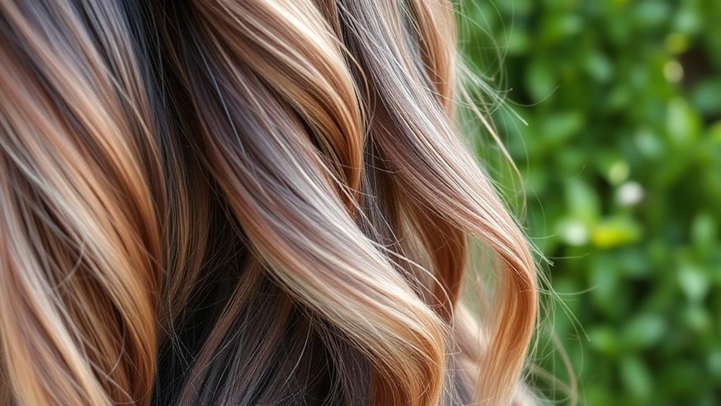 dark ash blonde hair