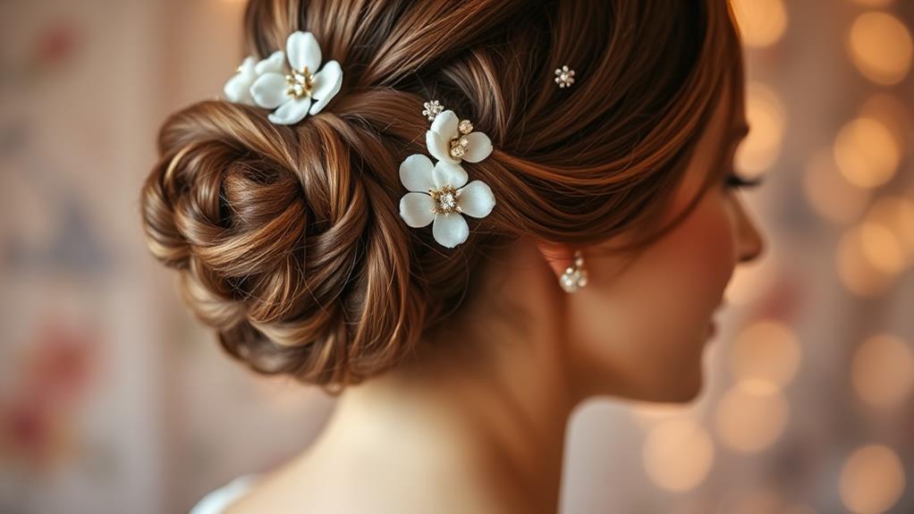 elegant braided updo hairstyle