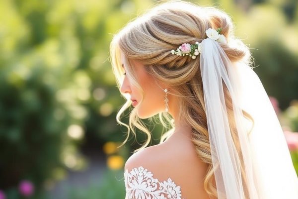 elegant half up hairstyles