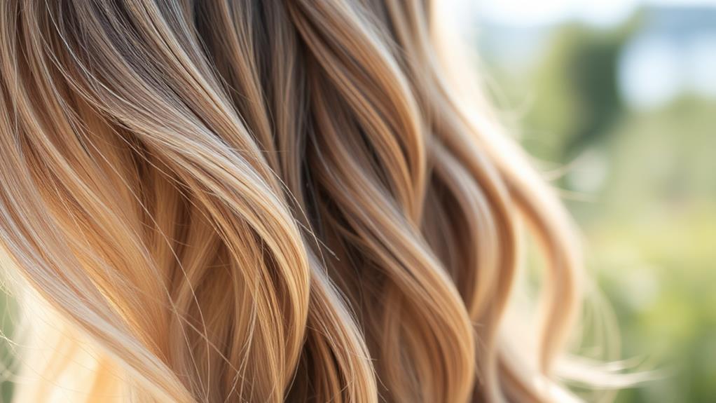 lightened hair color technique