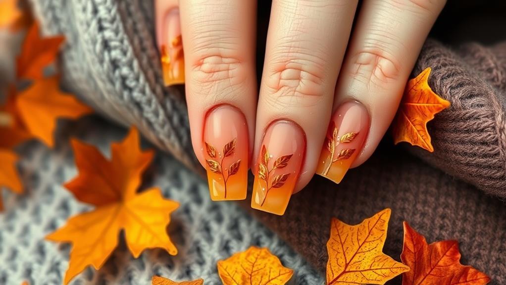 seasonal french tip ideas