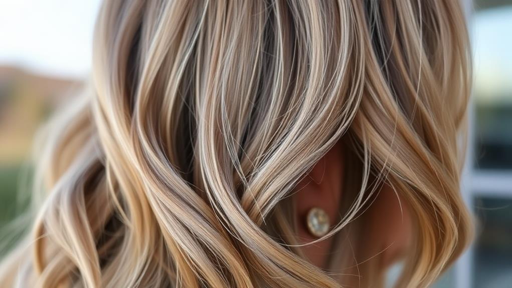 soft ash blonde hue