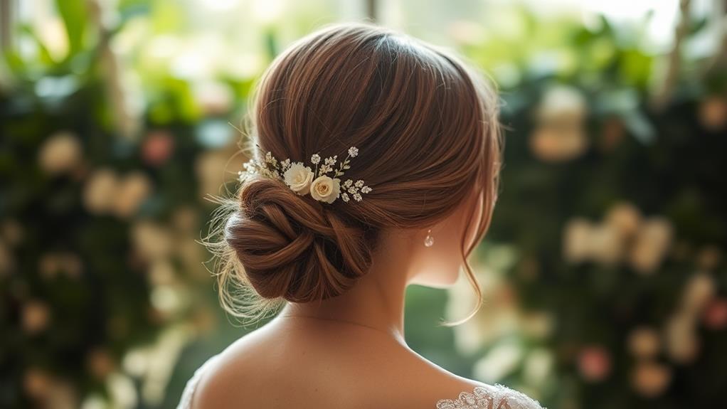 sophisticated hair updo style