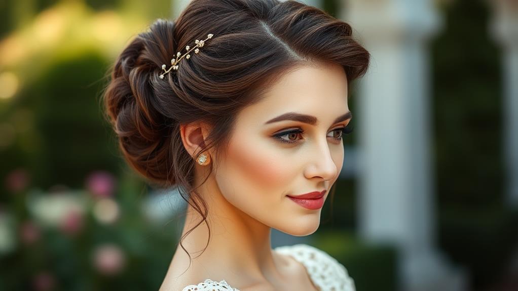 sophisticated hairstyle for occasions