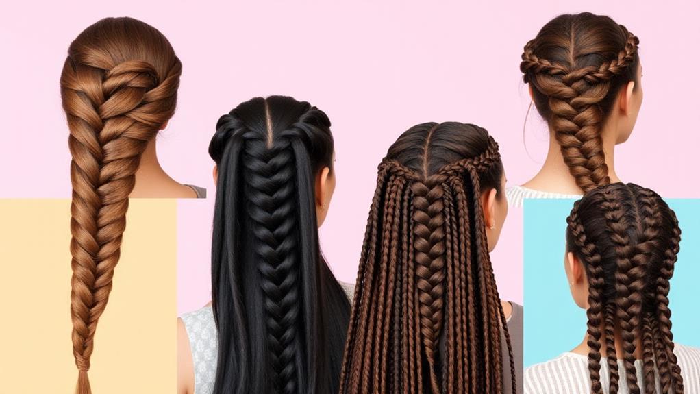 varieties of braid styles